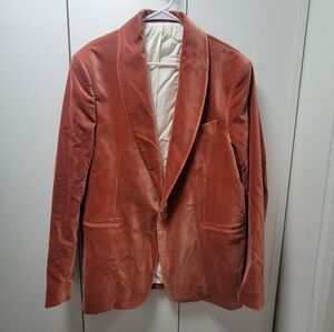 Todd Snyder Italian Velvet Shawl Collar Jacket